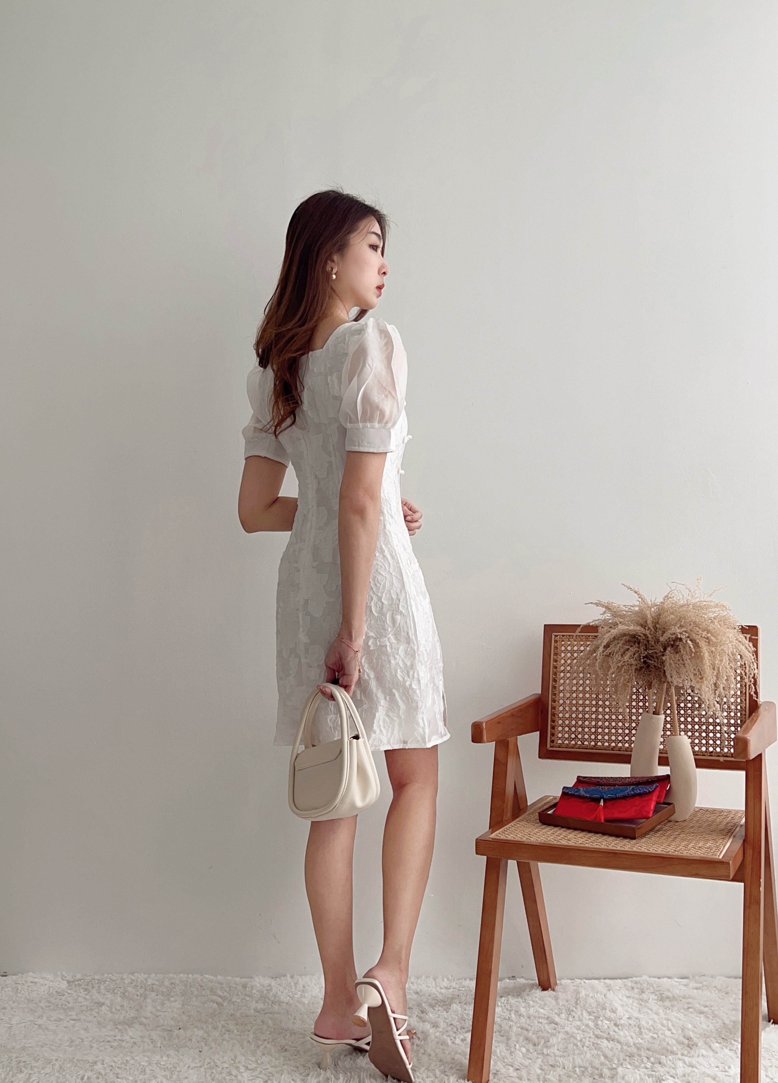 D60831 YUNLU PRINCESS SLEEVE CHINESE DRESS