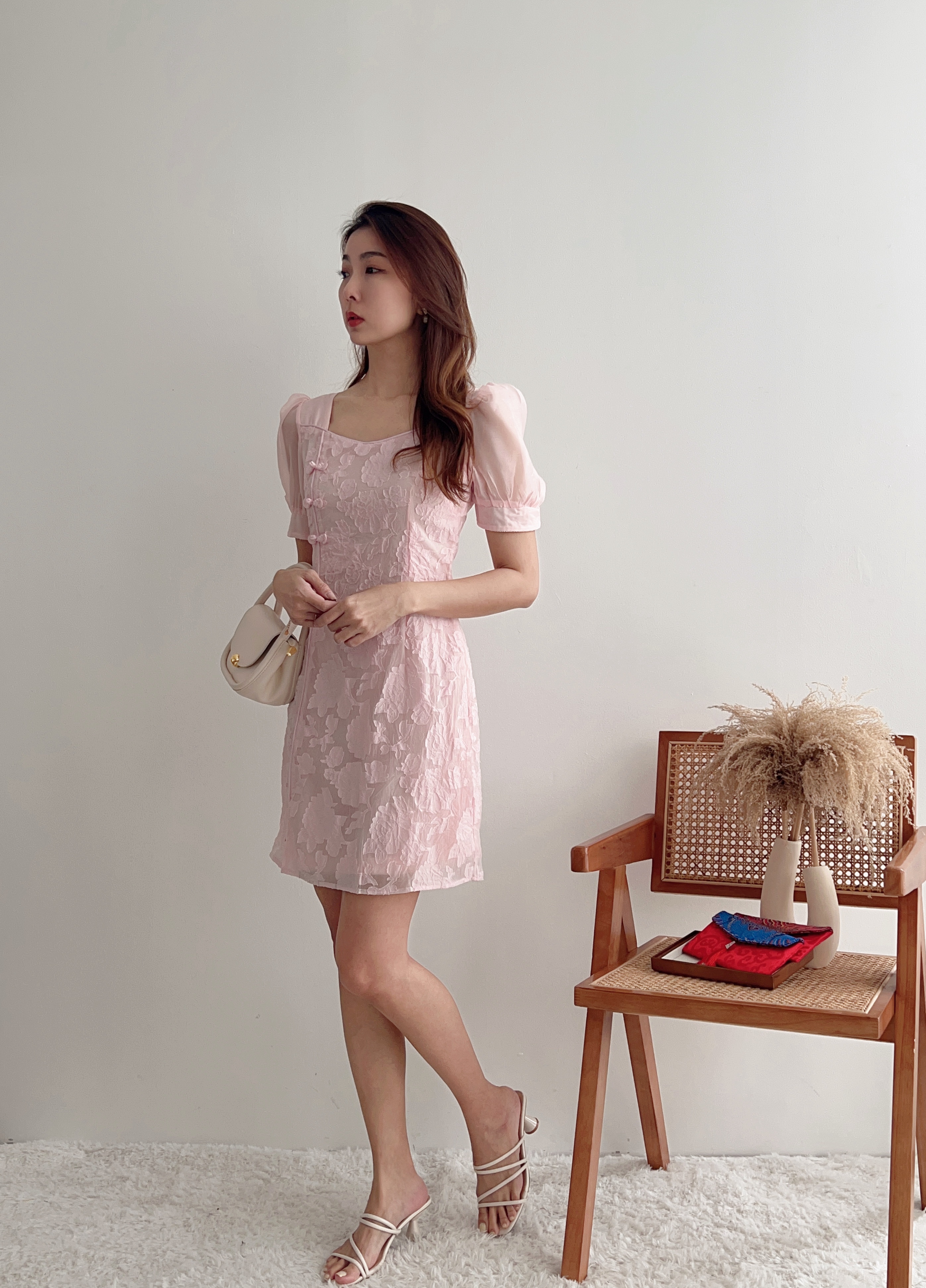D60831 YUNLU PRINCESS SLEEVE CHINESE DRESS