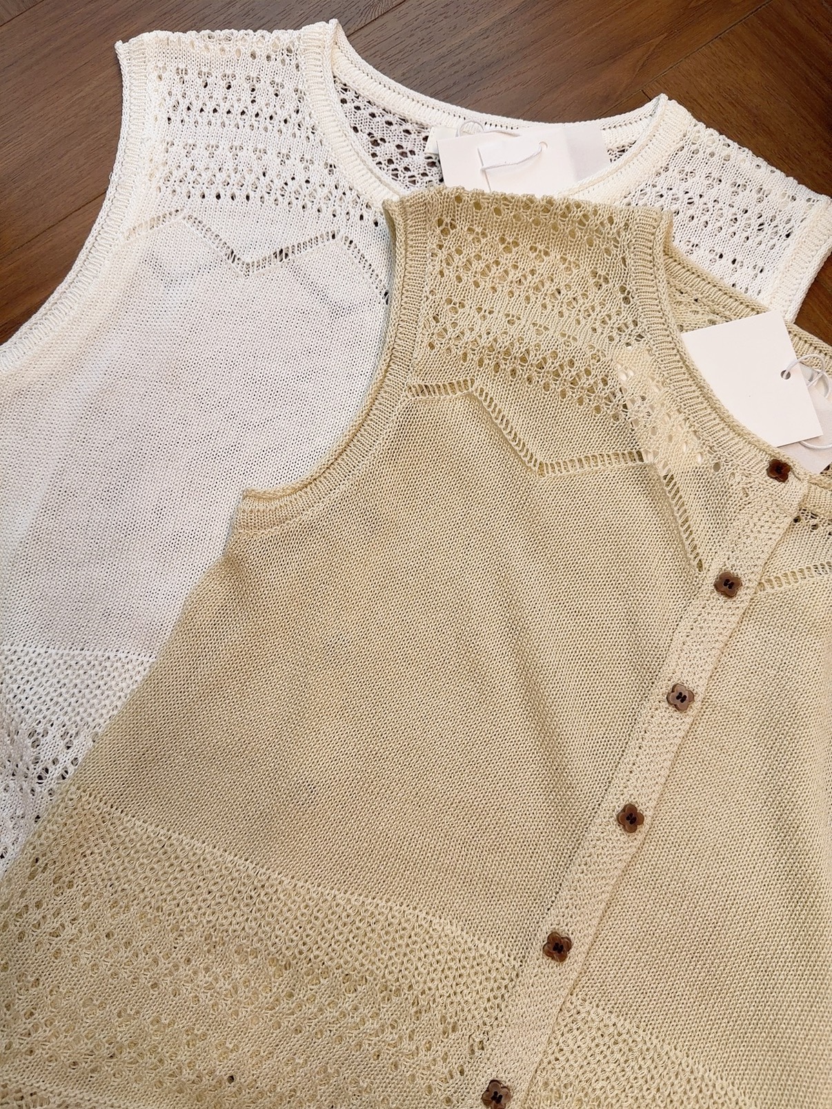 NCT6272 CAYA DETAILED KNIT SLEEVELESS
