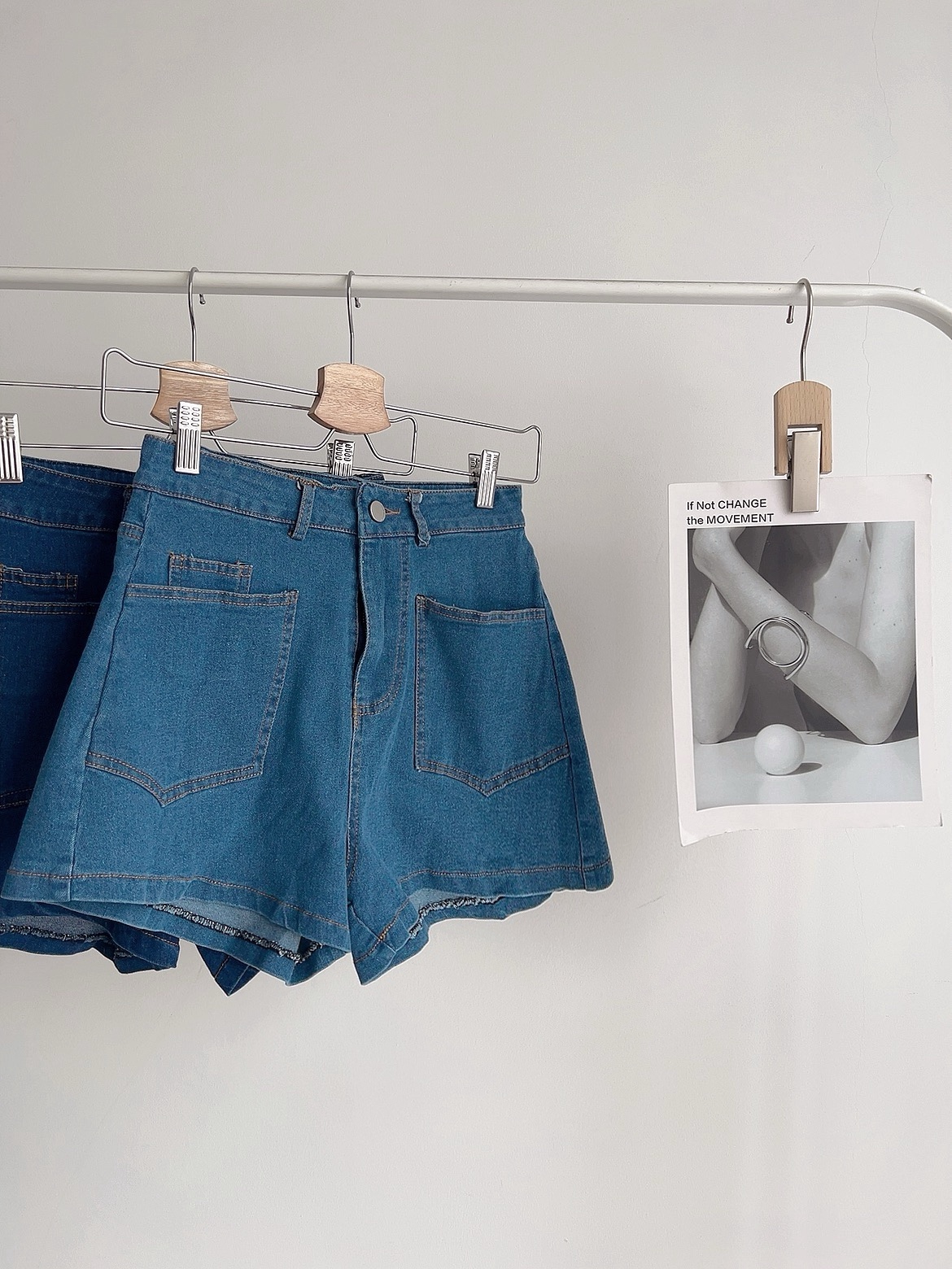 B72542 RUBY FLEX DENIM SHORTS