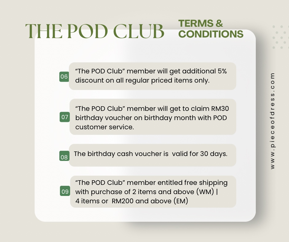 THE POD CLUB MEMBERSHIP
