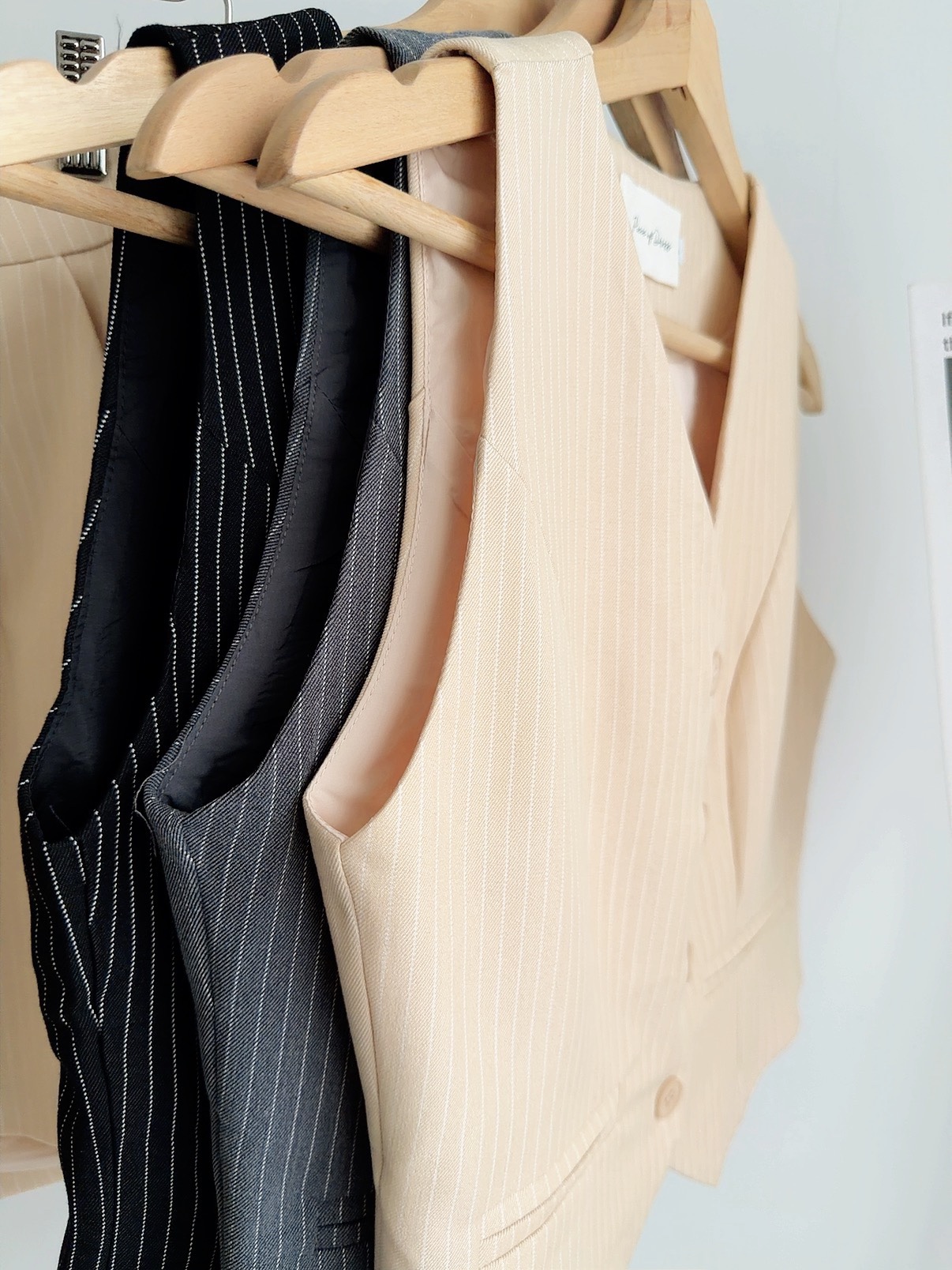 S72591 VIVIENNE PINSTRIPE VEST SET