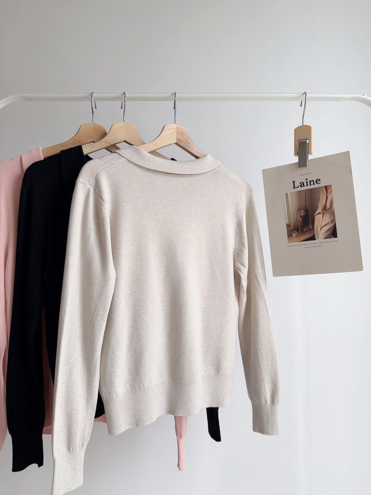 T72779 CELESTE POLO KNIT