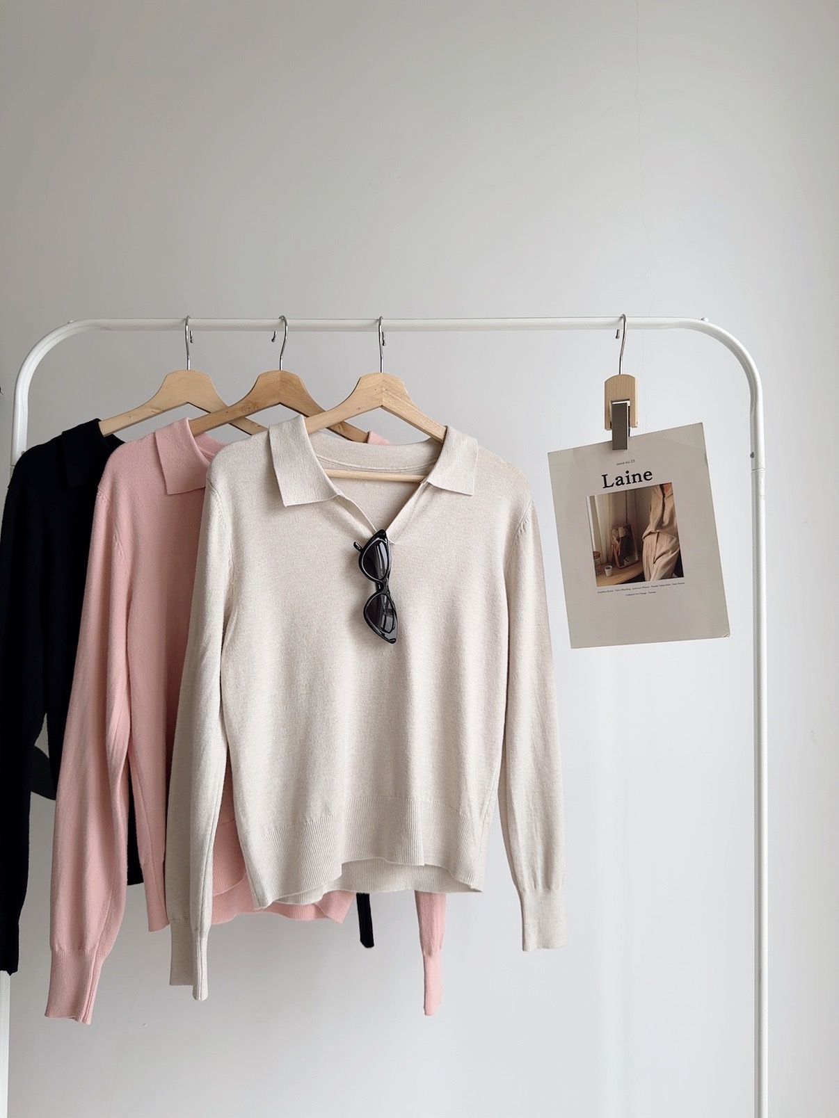 T72779 CELESTE POLO KNIT