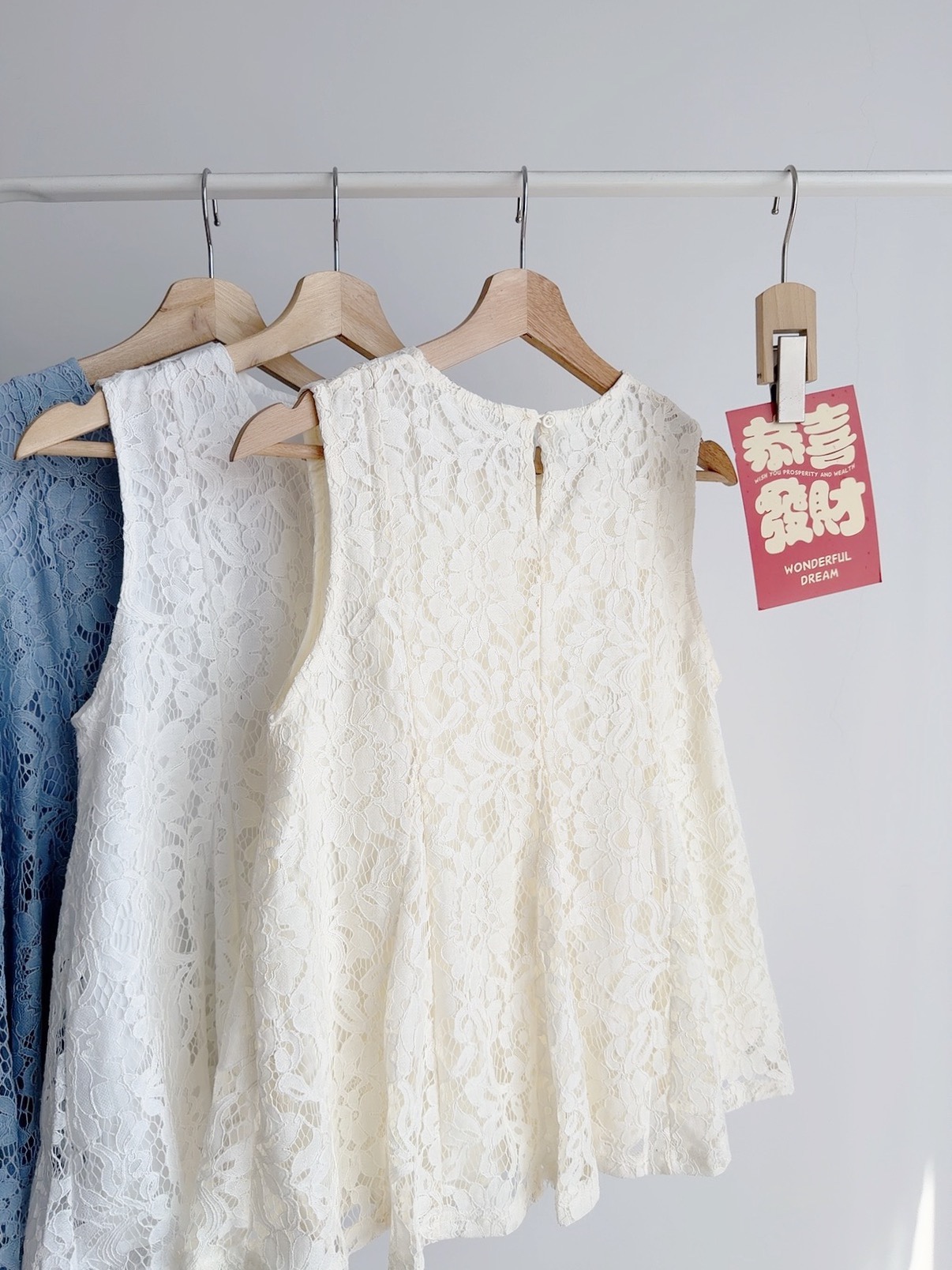 T72714  GRACE LACE BABYDOLL TOP