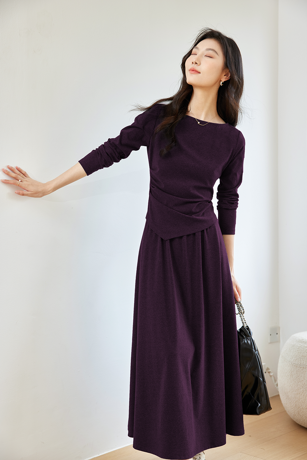 Faux Two-Piece Office-Ready Skirt Set-VIMLYSTORE