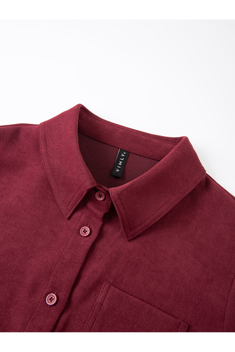 French Vintage Lapel Slimming Shirt Dress-VIMLYSTORE