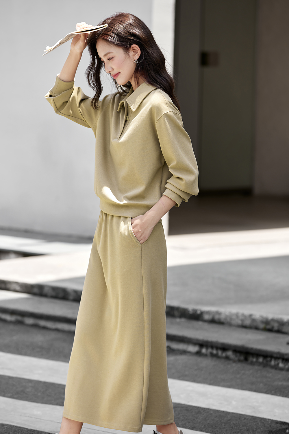 Oversized Shirt & Skirt Loungewear Set-VIMLYSTORE