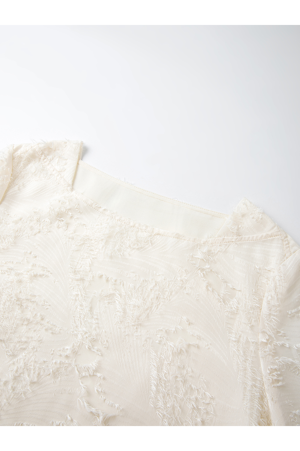 3D Fringe Design Chiffon Shirt-VIMLYSTORE