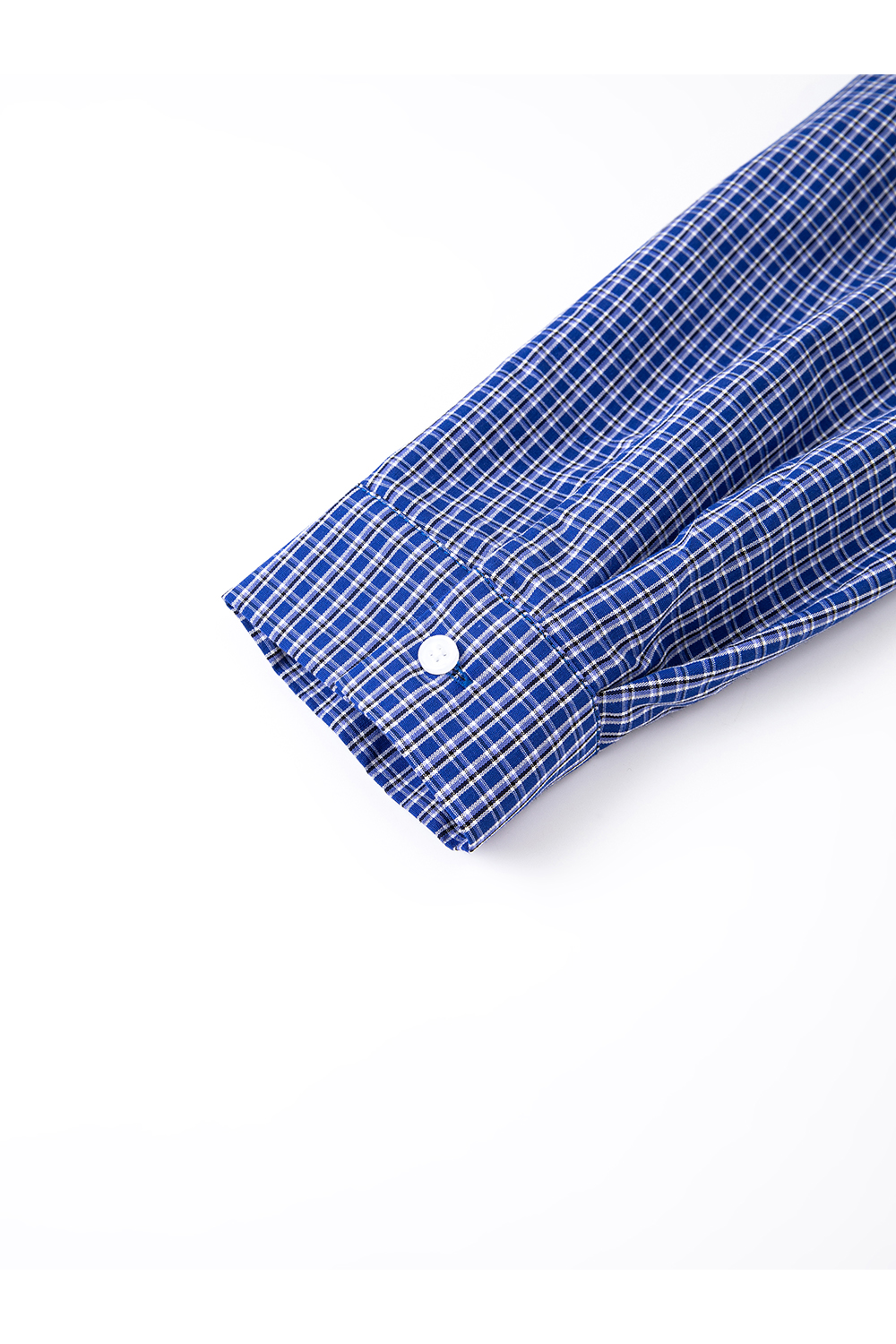 Boat Neck Plaid Waist Tie Slimming Long Sleeve Shirt-VIMLYSTORE