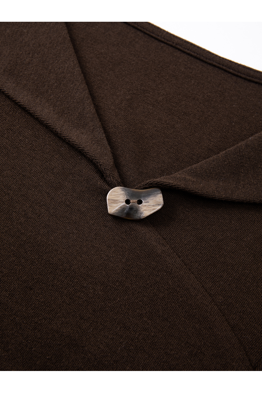 Asymmetric Notched Collar Fitted Top-VIMLYSTORE