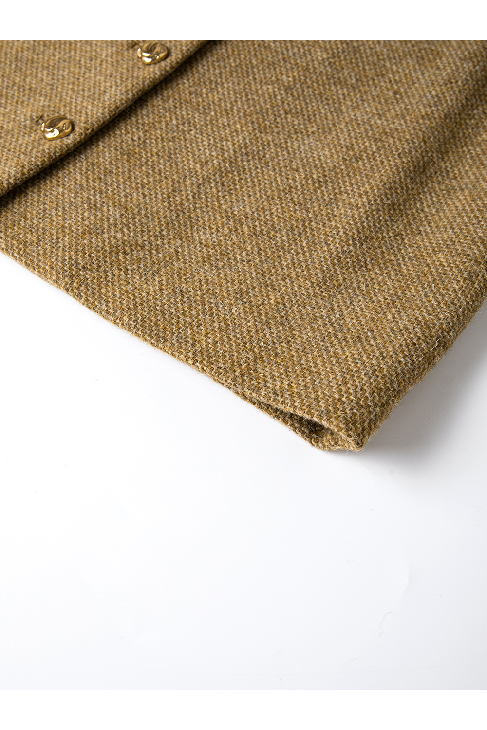 Brown Round Neck Woolen Versatile Coat-VIMLYSTORE