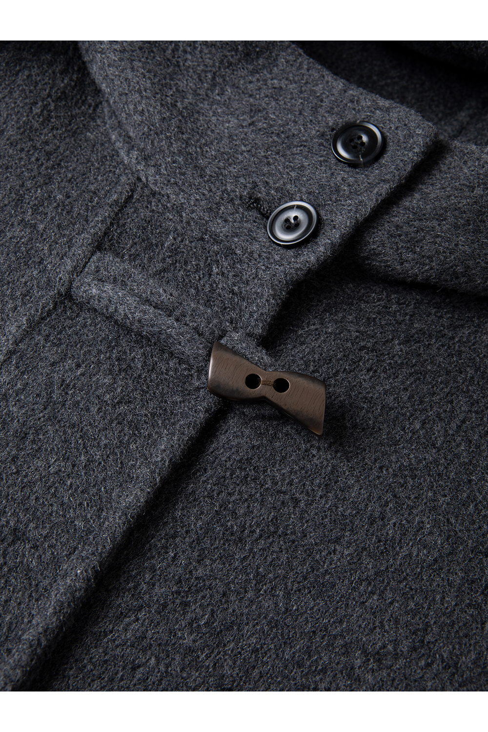 Reversible Hooded Woolen Overcoat-VIMLYSTORE