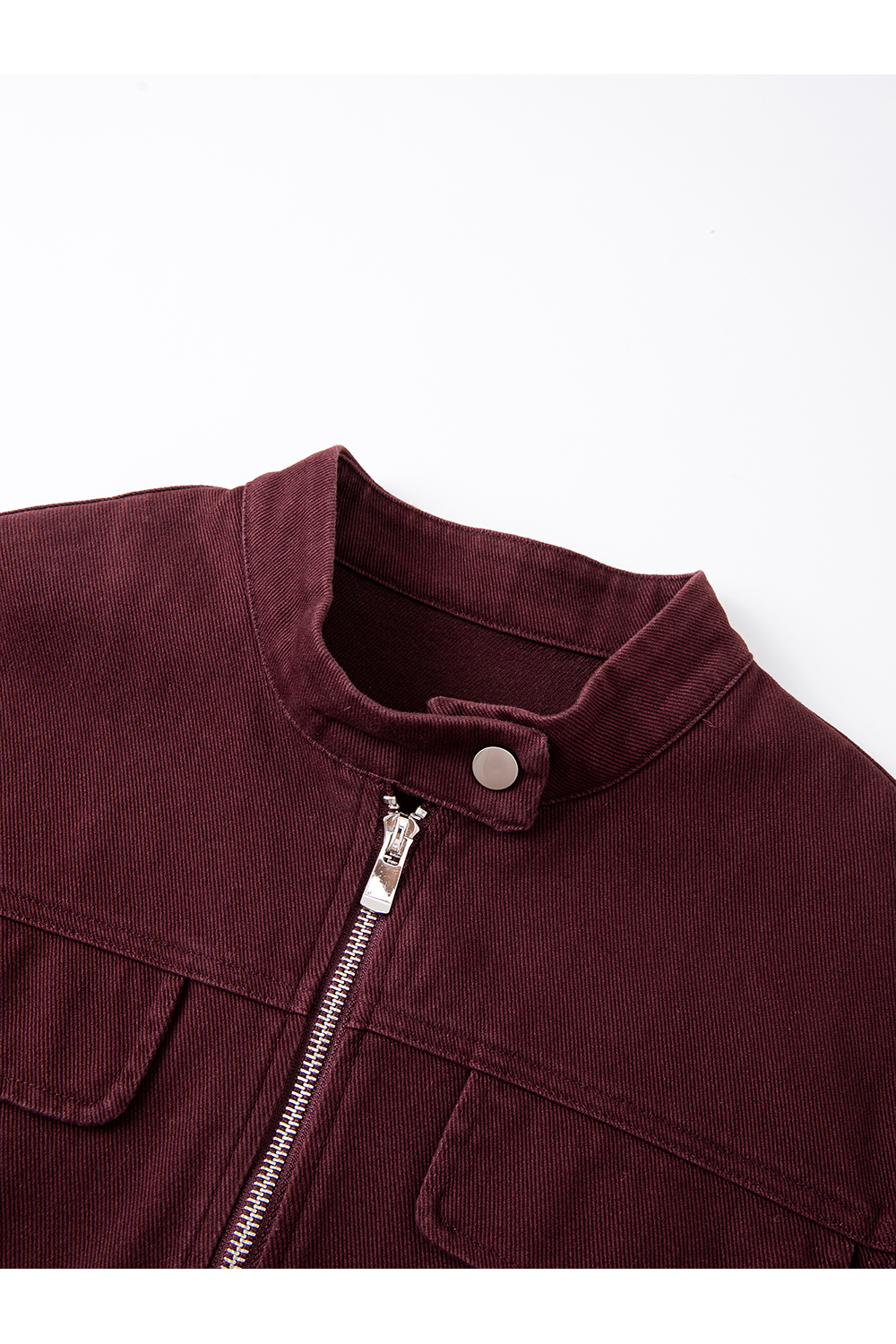 Red Vintage Washed Denim Jacket