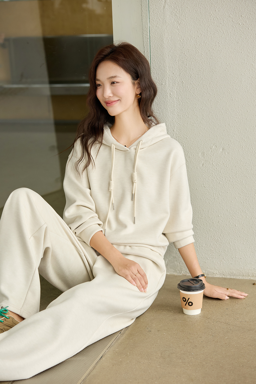 Casual Sports Hoodie Set