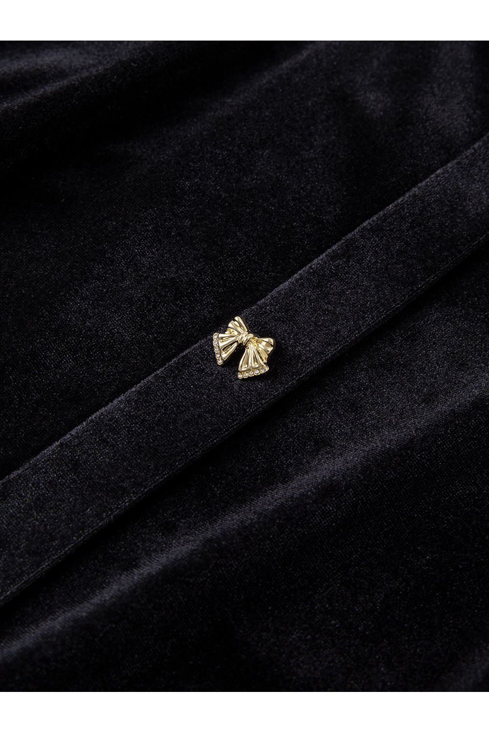 French-Style Velvet Paneled Dress