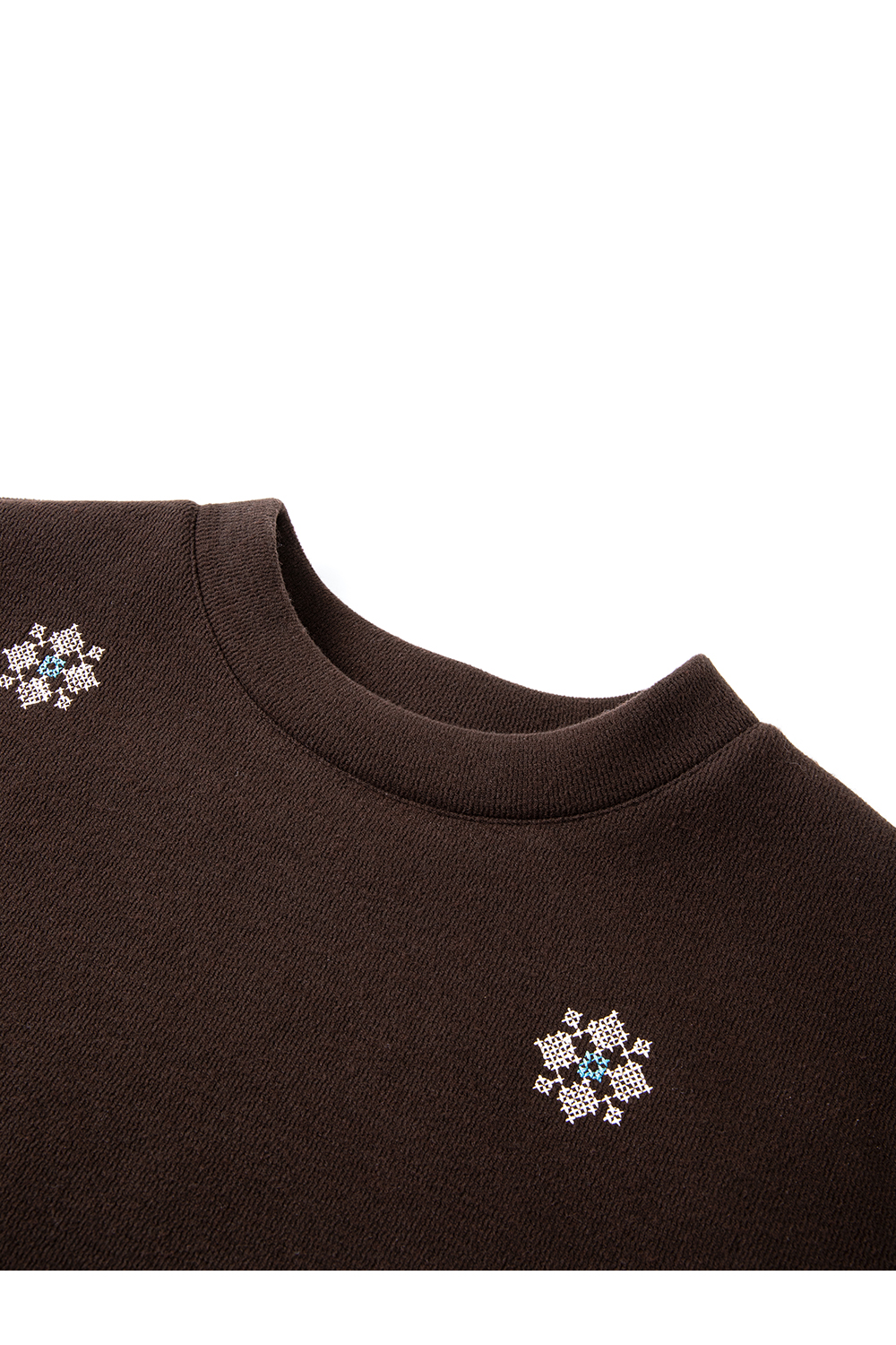 Embroidered Fleece Knit Set