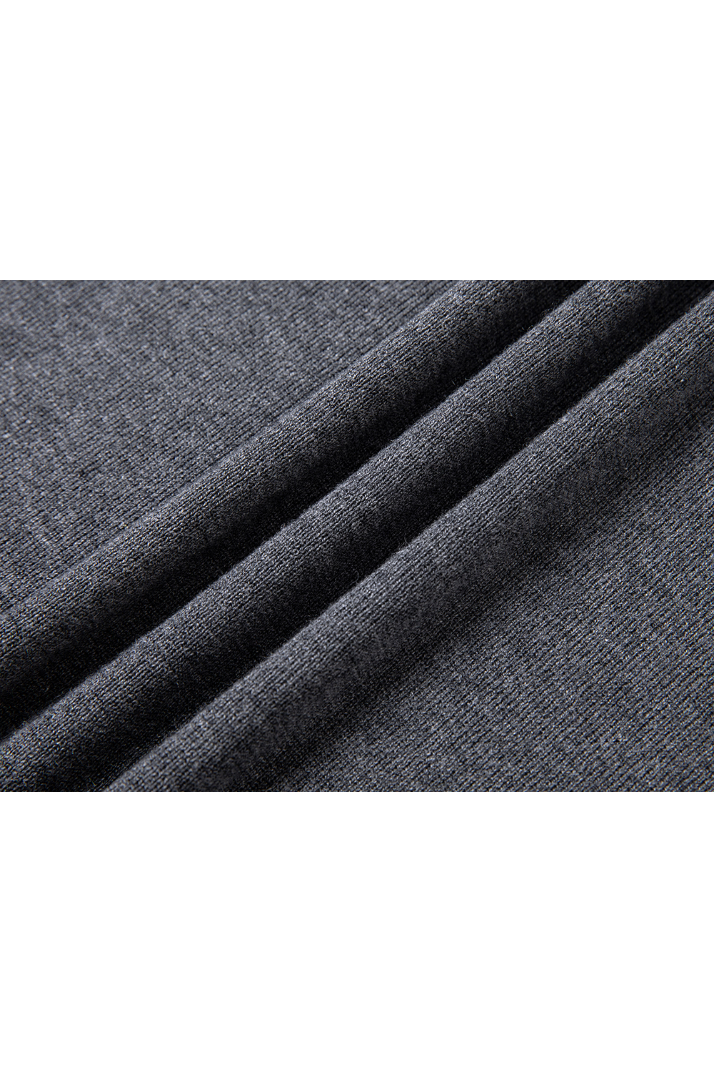 Contrast Trim Crewneck Slim-Fit Knit Tee-VIMLYSTORE