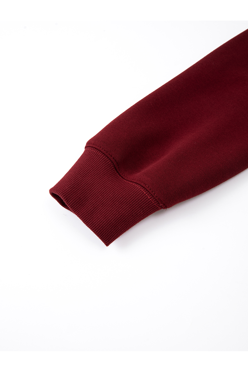 Raffia Red Printed Fleece-lined Sweatshirt