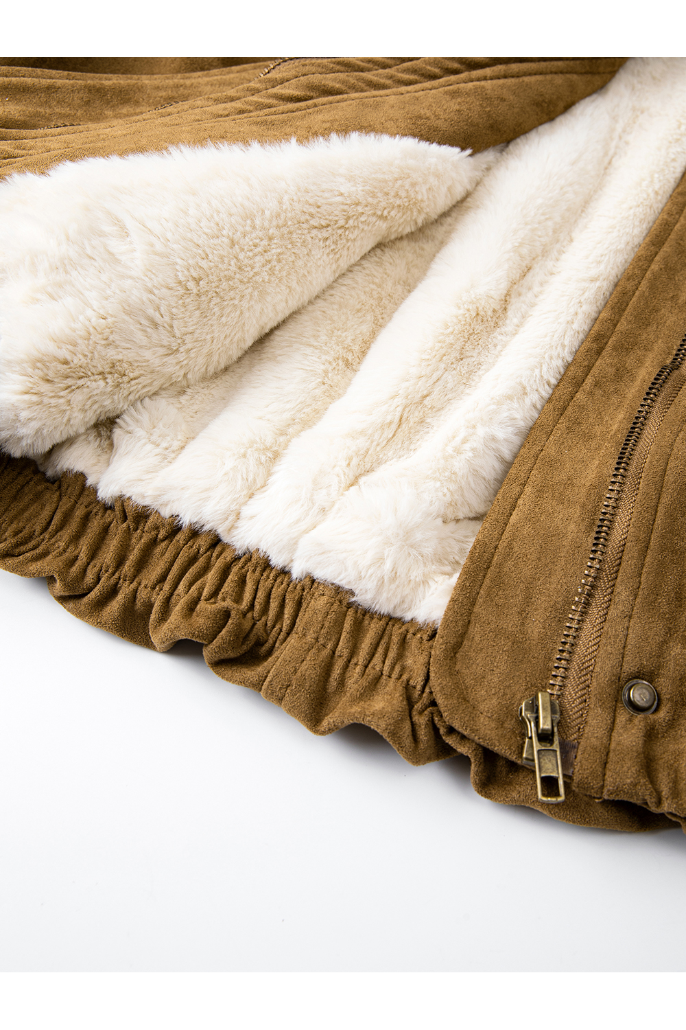 Lapel Shearling Coat