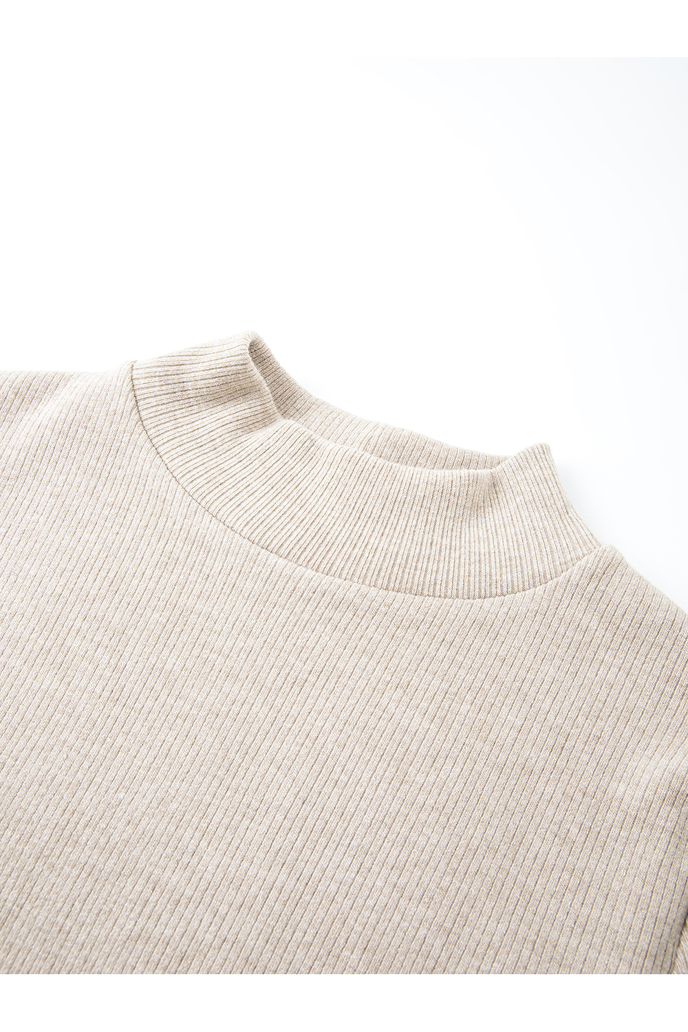 Coffee-colored slip dress set