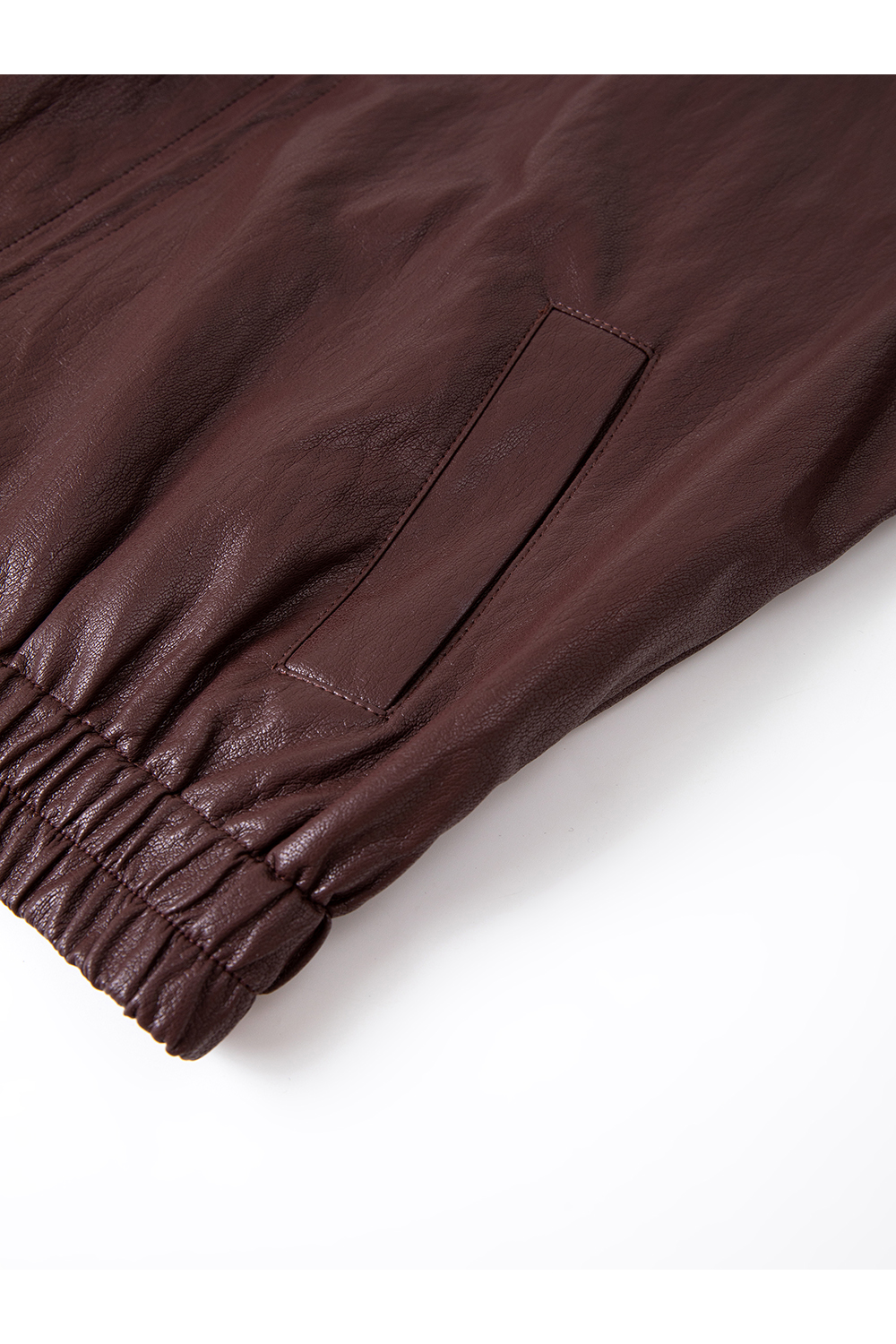 Hong Kong-Chic Cropped Faux Leather Moto Jacket-VIMLYSTORE