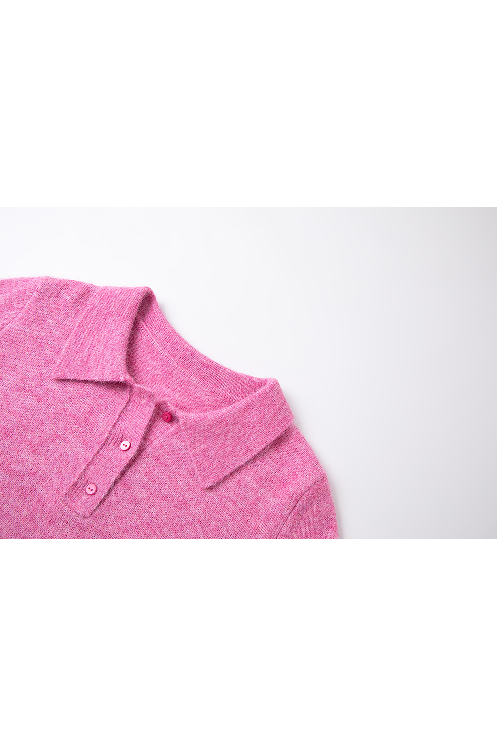 Soft Lapel Wool Blend Casual Knit Sweater-VIMLYSTORE