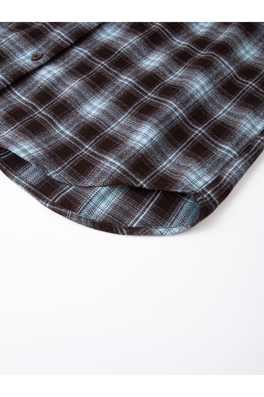 Blue & Brown Plaid Shirt for Casual Wear-VIMLYSTORE