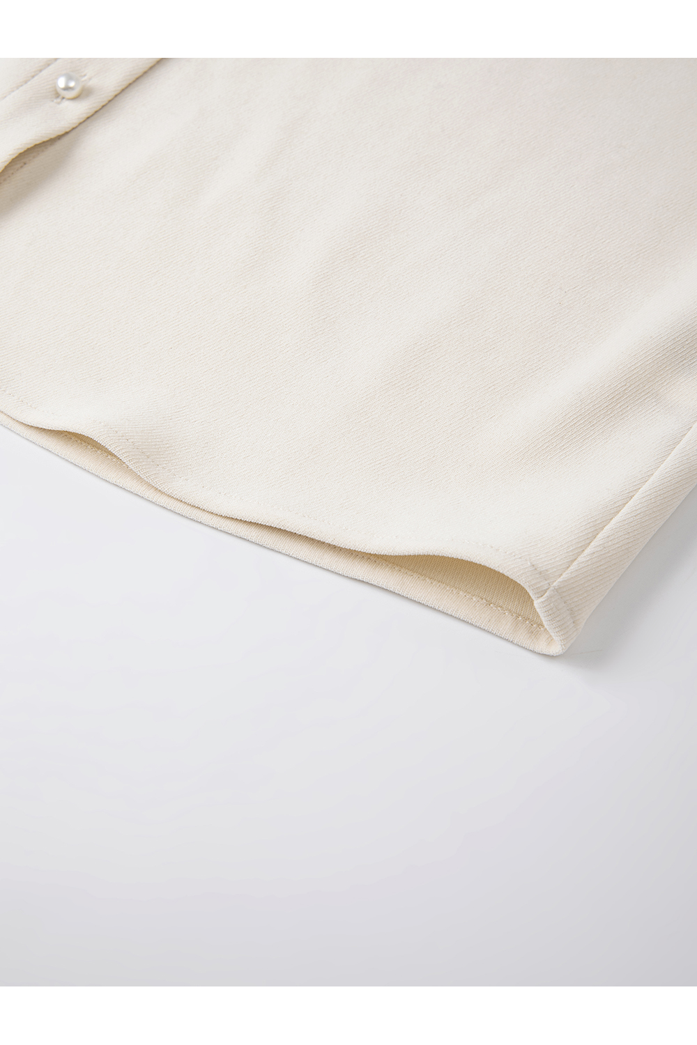 Romantic Blouse with High Neck & Flounce-VIMLYSTORE