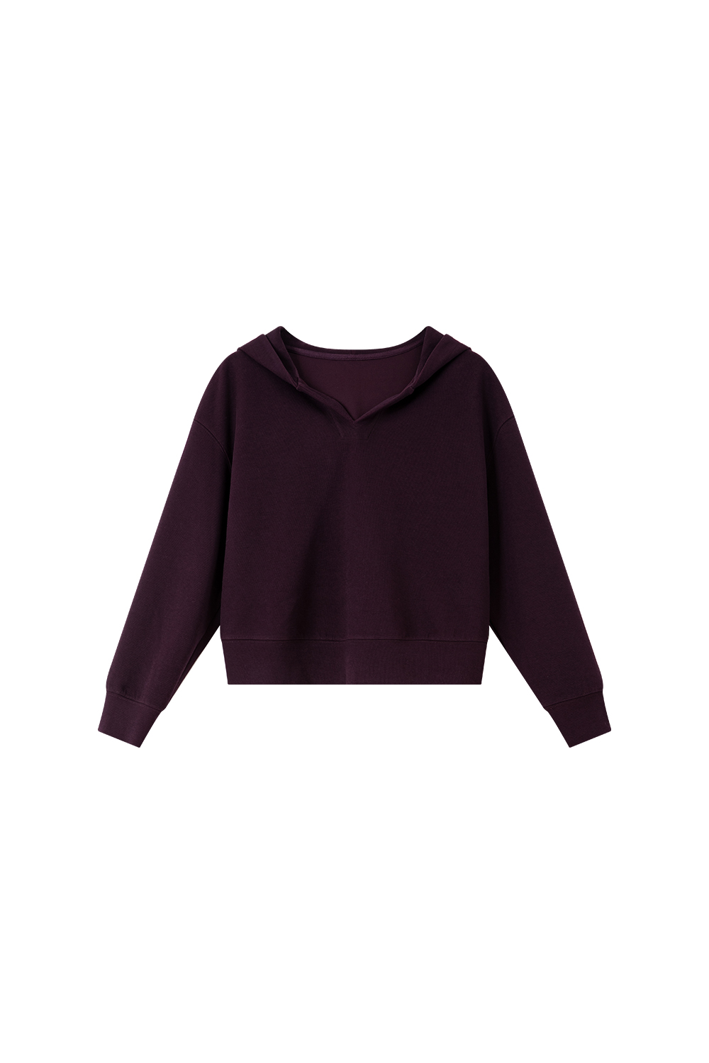 Hooded Sweatshirt Wide-Leg Pants Knit Set-VIMLYSTORE