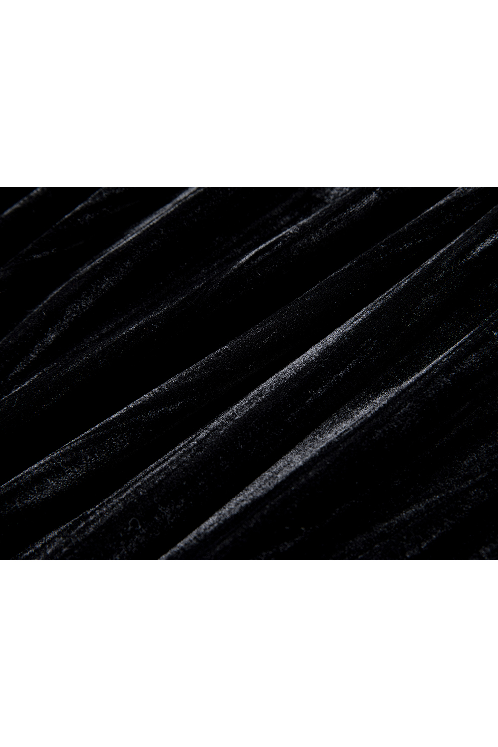 Black Multi-Layer Split Velvet Loose Large Hem Skirt-VIMLYSTORE