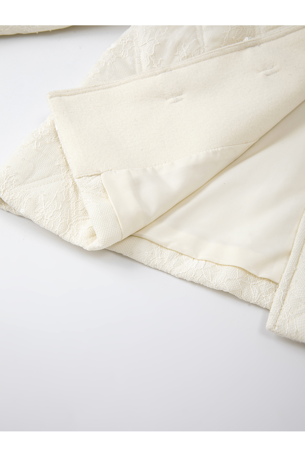 Neo-Chinese Lace-Embroidered Cotton Coat-VIMLYSTORE