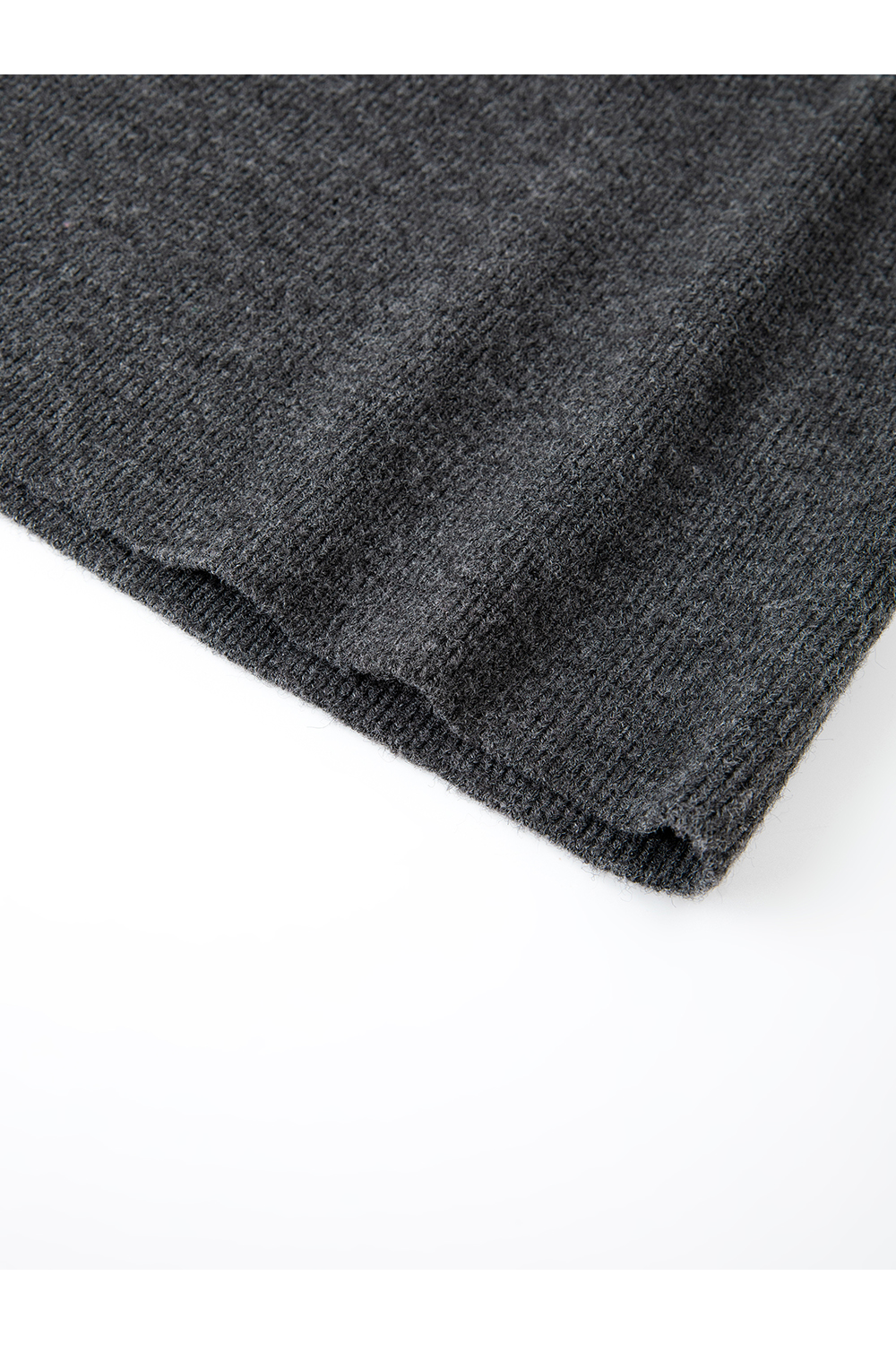 Mock-Neck Paneled Knit Dress