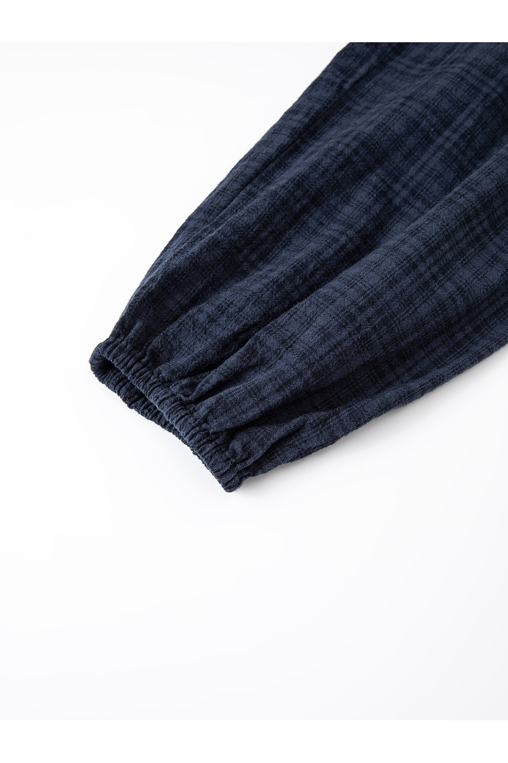 Blue Mori Check Slim Dress-VIMLYSTORE