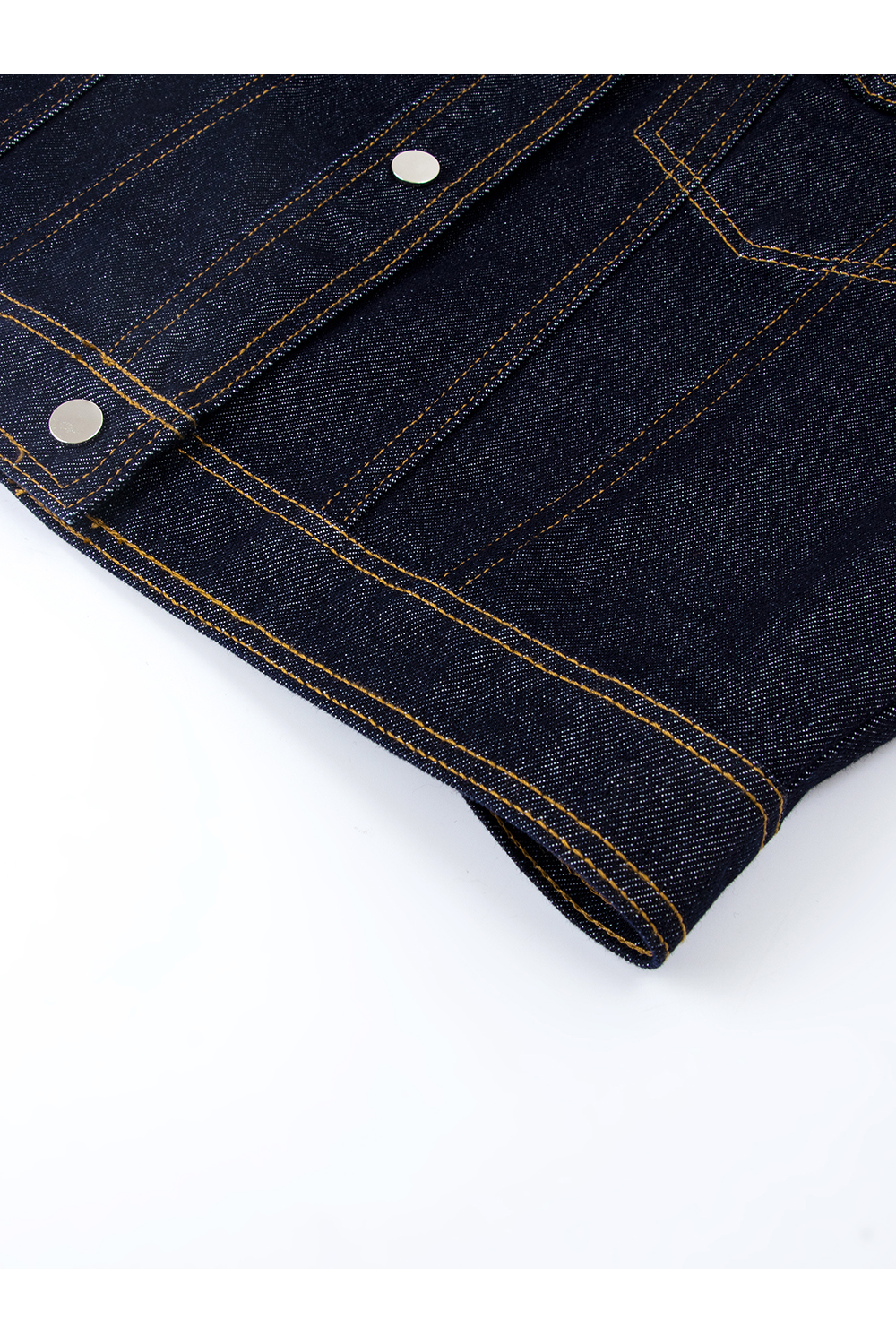 Retro Lapel Washed Denim Jacket