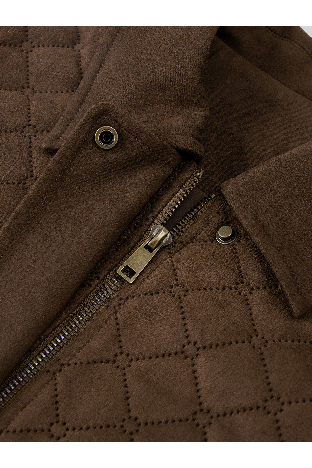 Diamond-Quilted Short Jacket