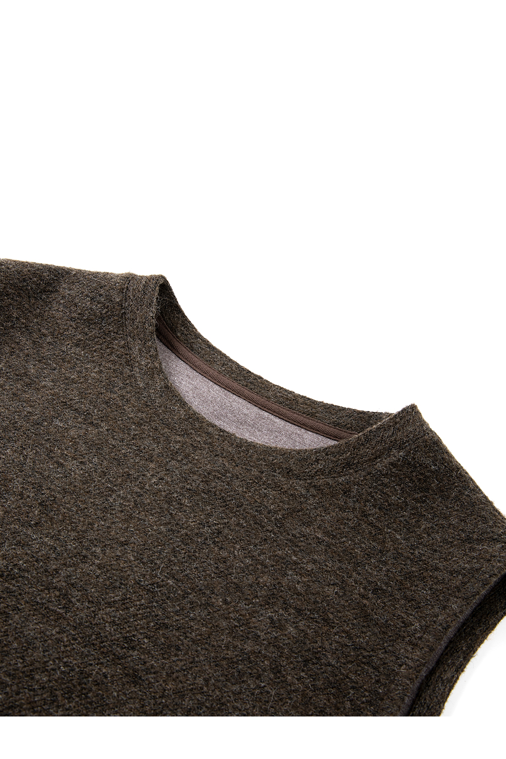 Coffee Brown Layered Wrap Set