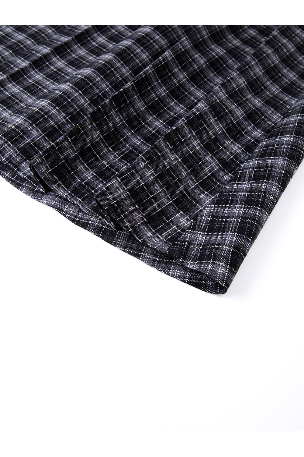 Vintage Plaid Pleated Skirt