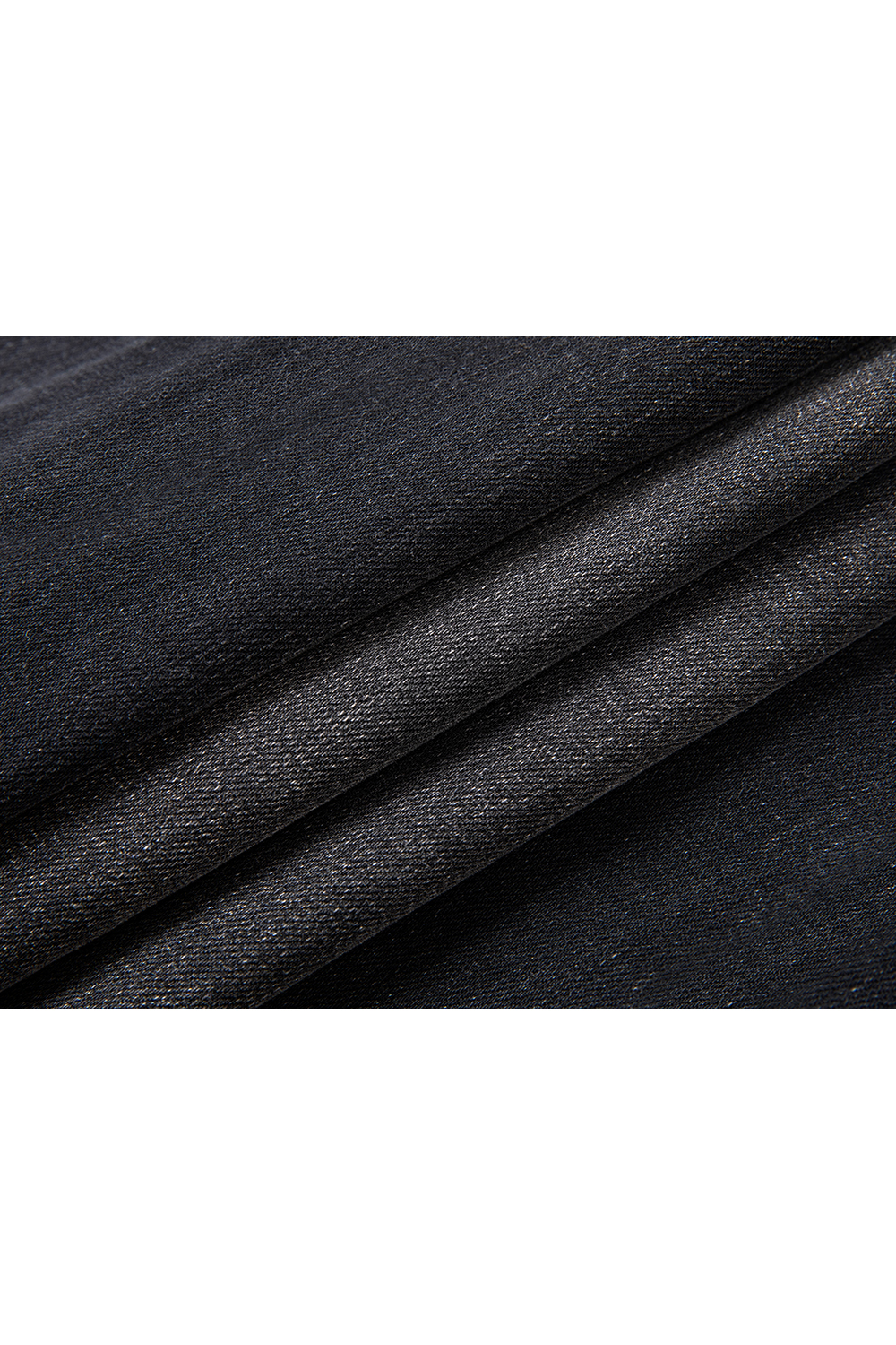 Gray Washed Wide-Leg Jeans