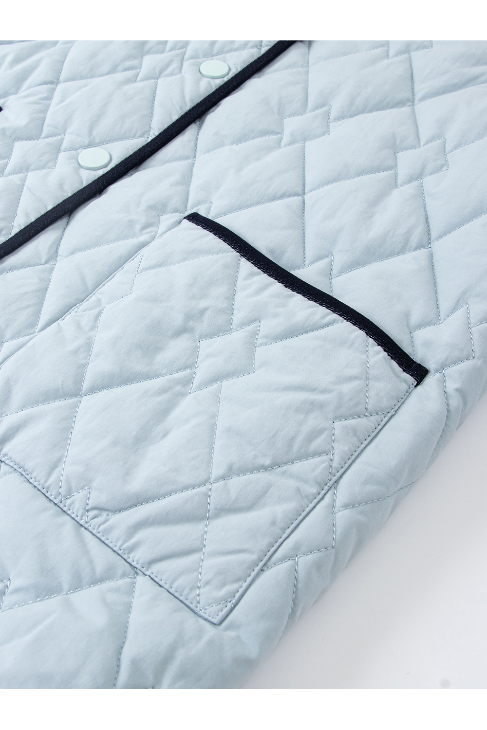 Diamond-Quilted Cotton Jacket