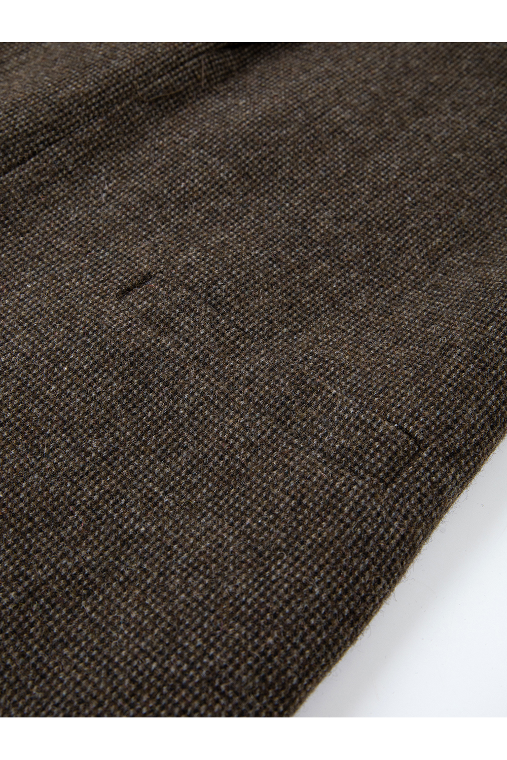 Floral Coffee - colored Sleeveless Woolen Vest Dress