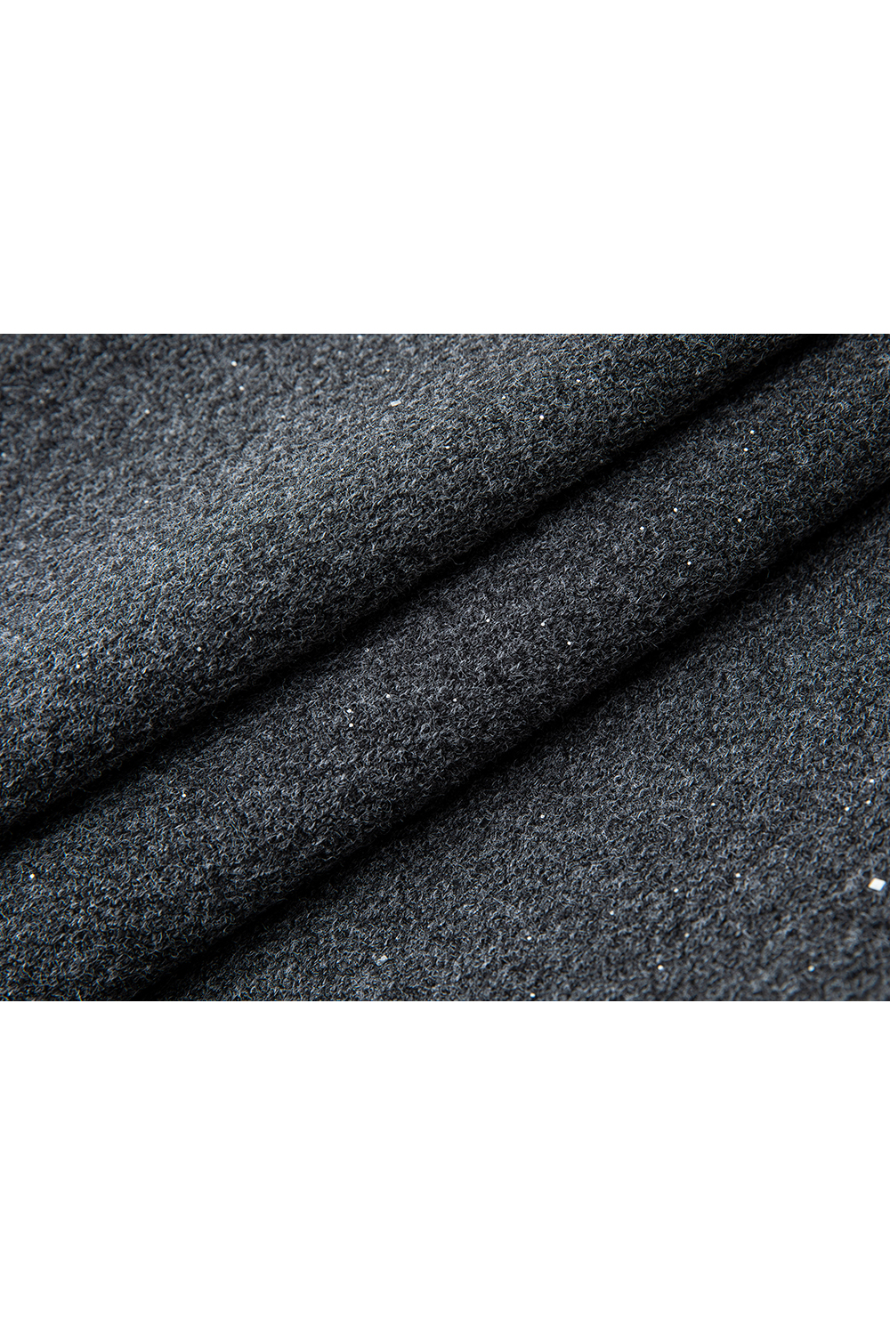 Dark grey sequin blazer