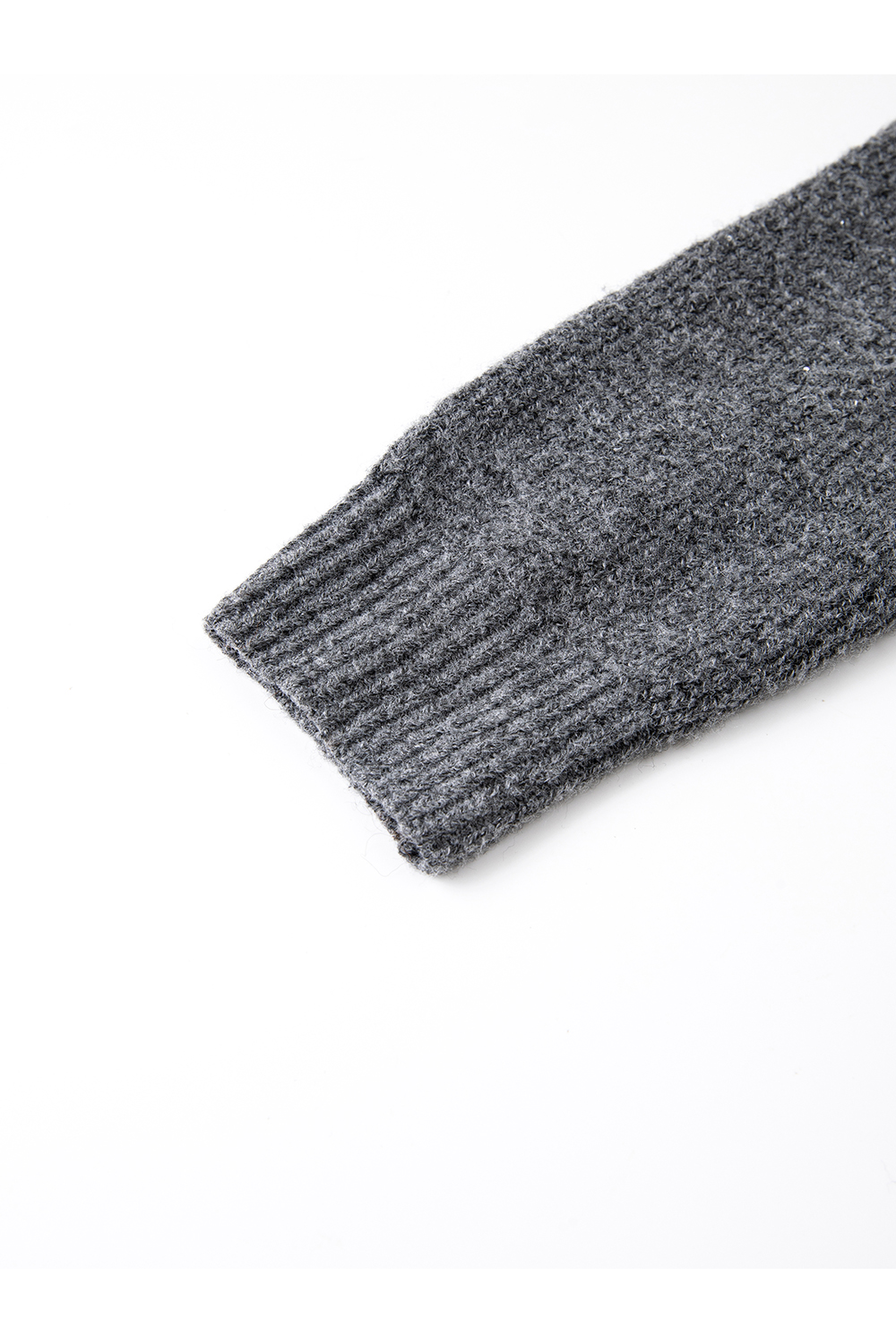 Butterfly jacquard crew neck sweater