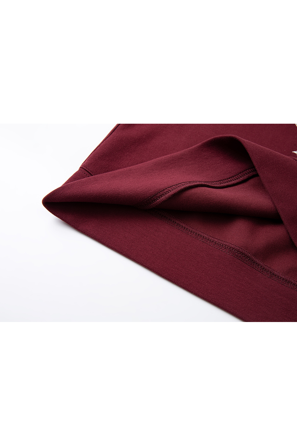 Flower print red round neck Sweatshirt-VIMLYSTORE