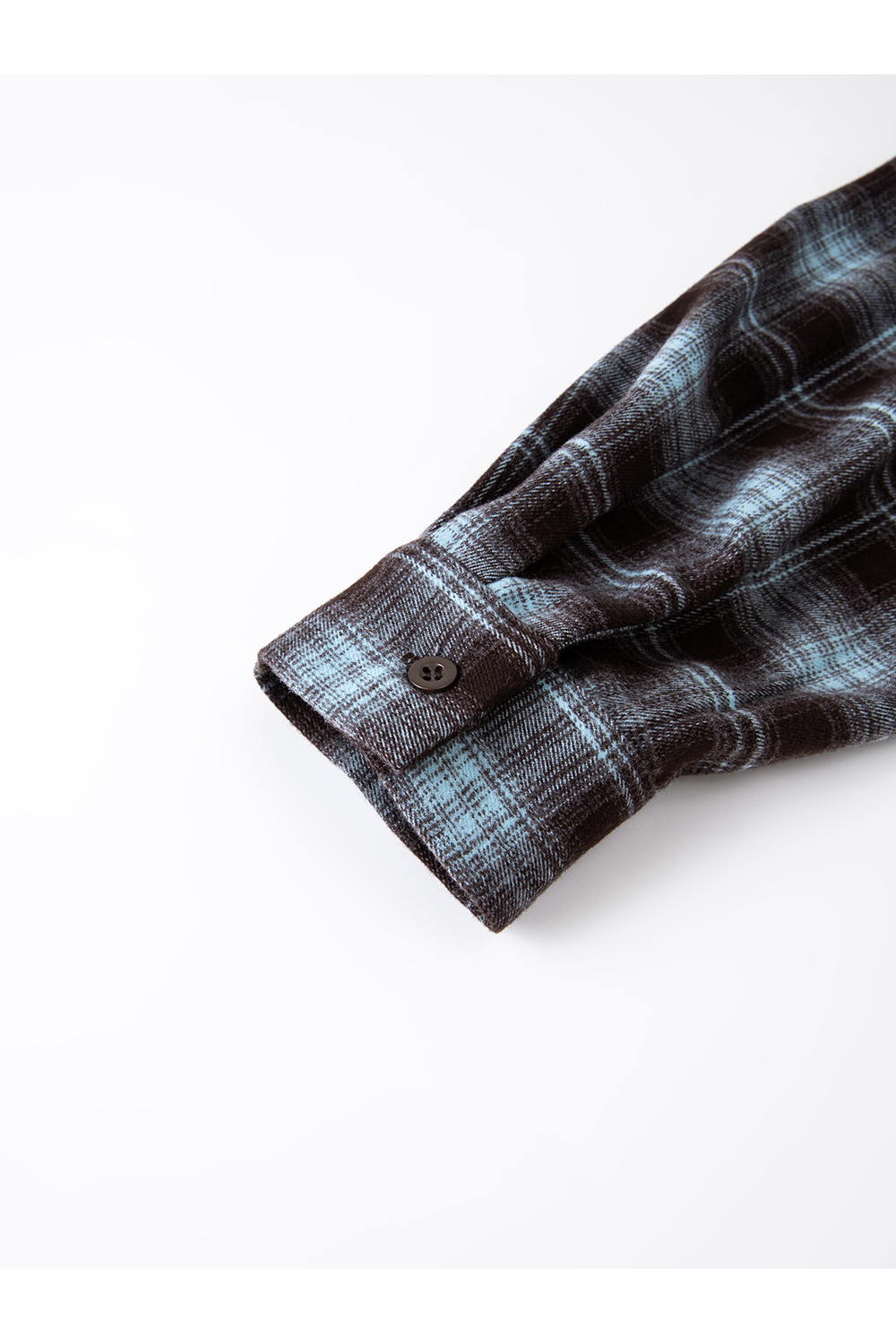 Blue & Brown Plaid Shirt for Casual Wear-VIMLYSTORE