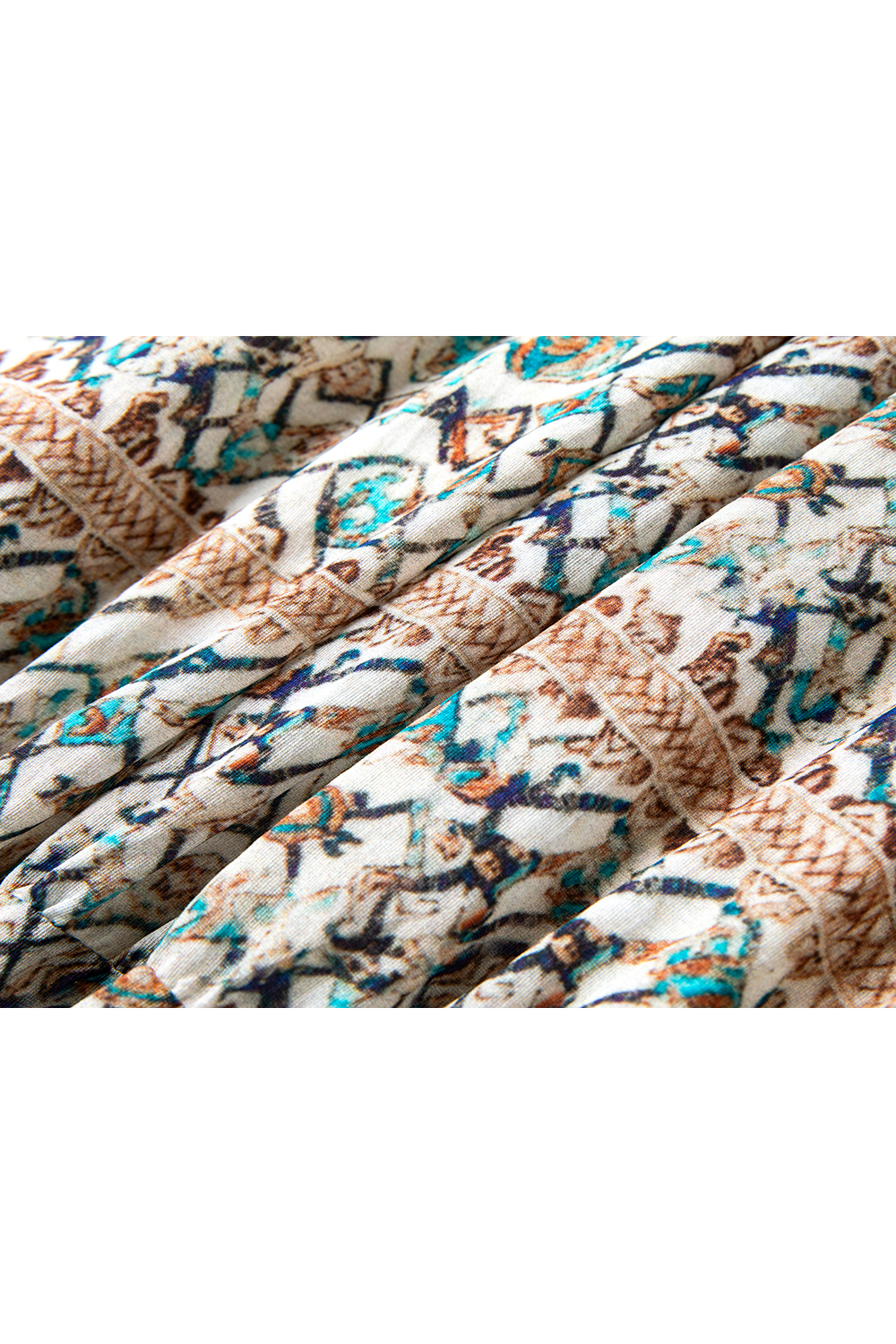 Vacation Style Floral Print Tiered Skirt-VIMLYSTORE