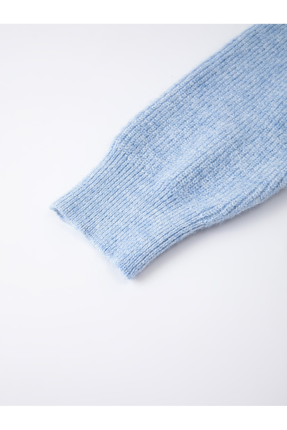 Blue Rose Embroidered Oversized Knit-VIMLYSTORE