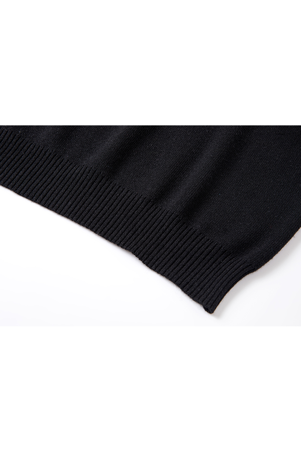 French openwork lace knit top-VIMLYSTORE