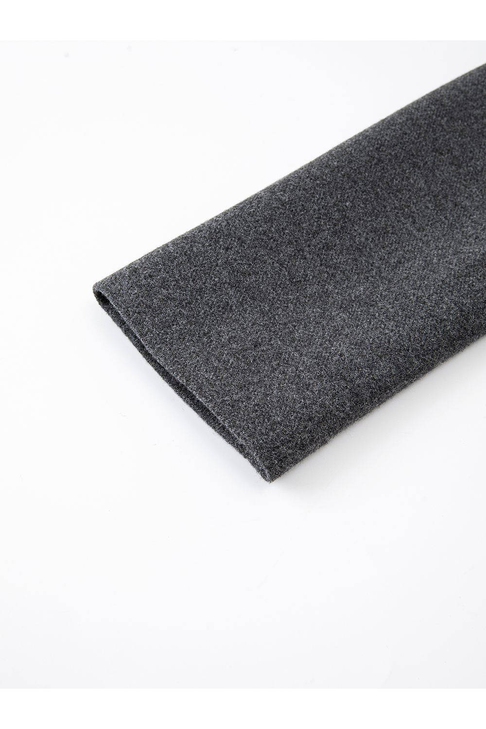 Grey Ruffled Paneled Short Jacket