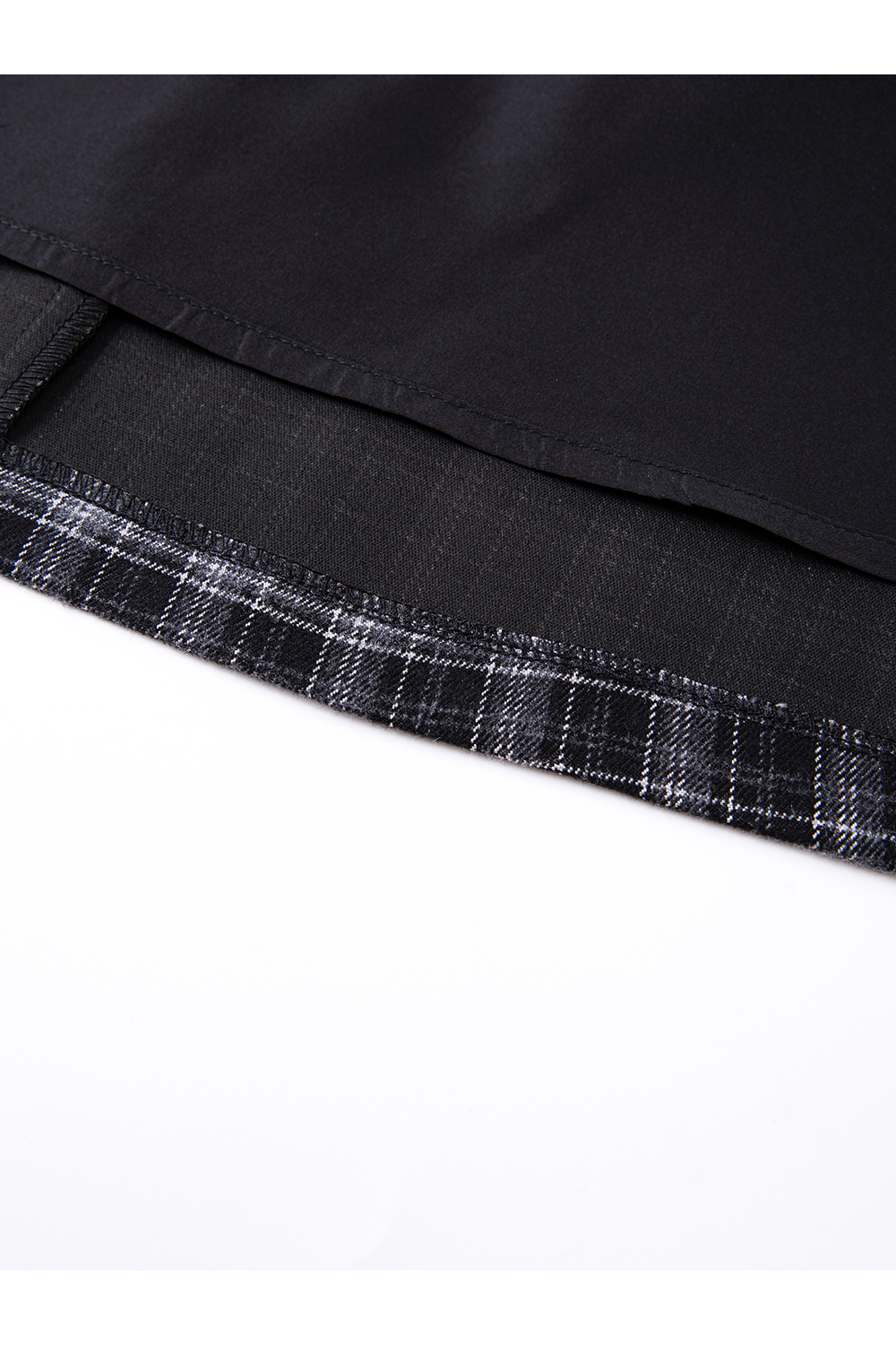 Vintage Plaid Pleated Skirt